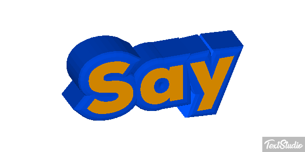Say Text effect