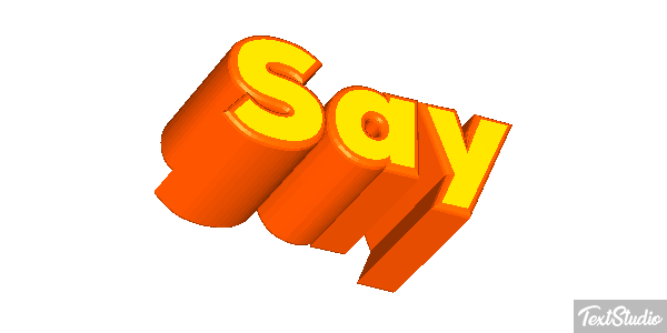 Say Text effect