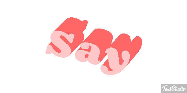 Say Text effect