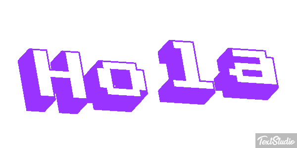 Hola Text effect