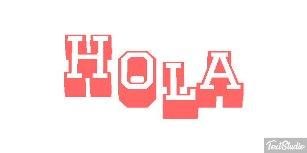 Hola Text effect