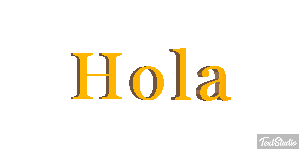 Hola Text effect