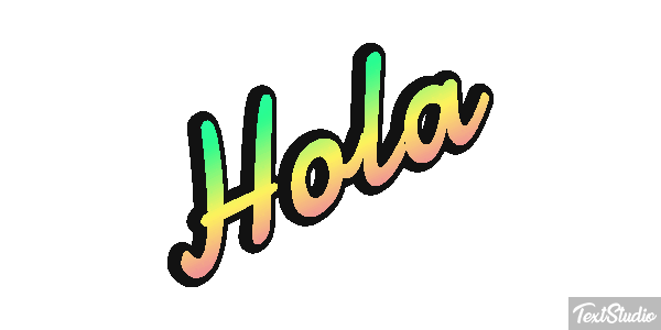 Hola Text effect