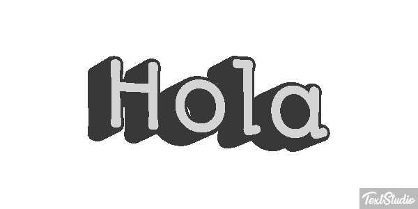 Hola Text effect