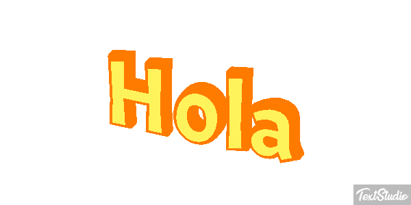 Hola Text effect