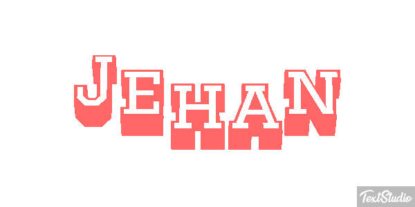 Jehan Text effect