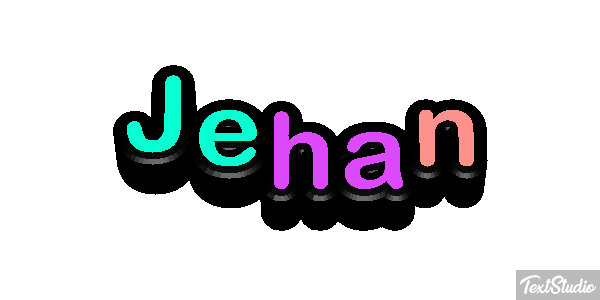 Jehan Text effect