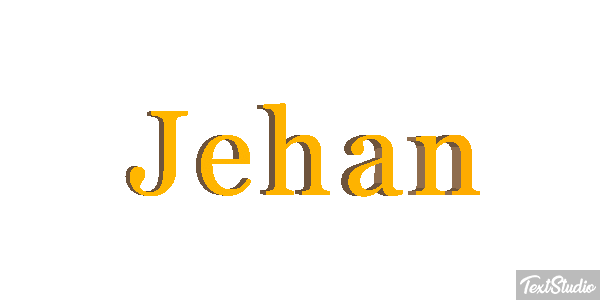 Jehan Text effect