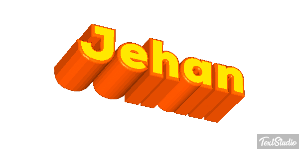 Jehan Text effect