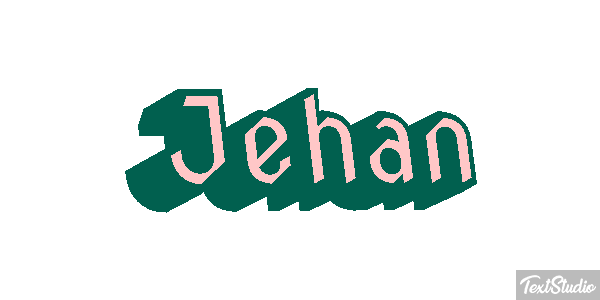 Jehan Text effect