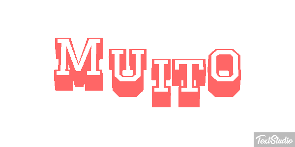 Muito Efeito do texto
