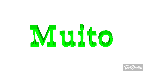Muito Efeito do texto