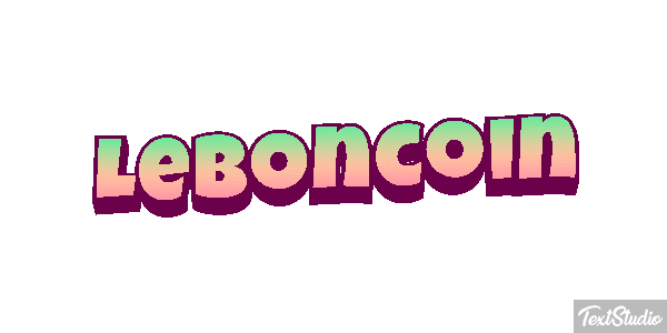 Leboncoin Efeito do texto