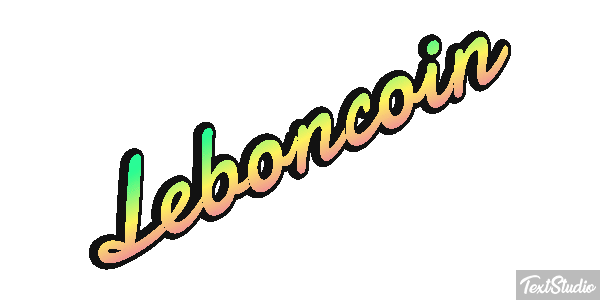 Leboncoin Efeito do texto