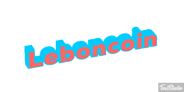 Leboncoin Efeito do texto