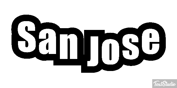 San Jose Efecto de texto