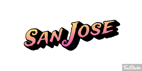 San Jose Efecto de texto