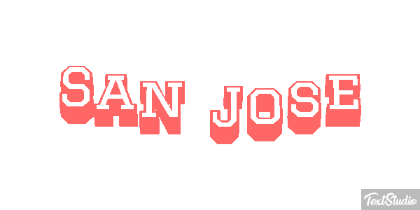 San Jose Efecto de texto
