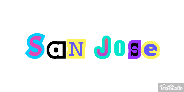 San Jose Efecto de texto