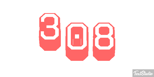 308 テキスト効果