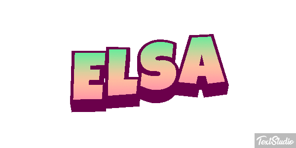 Elsa Effet de texte