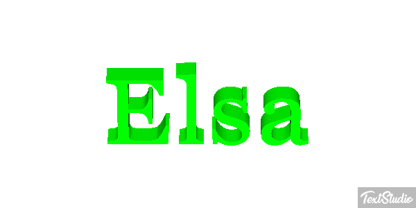 Elsa Effet de texte