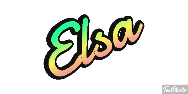 Elsa Effet de texte