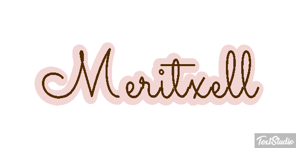 Meritxell Efecto de texto