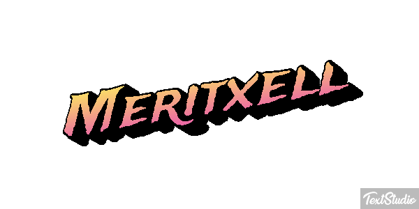 Meritxell Efecto de texto