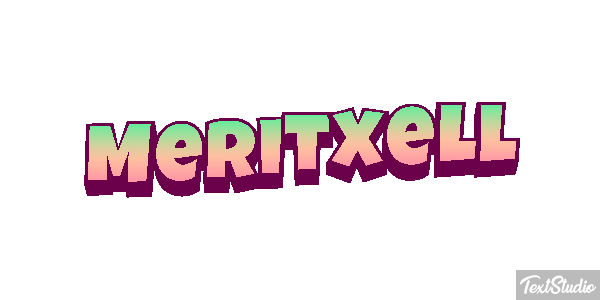 Meritxell Efecto de texto