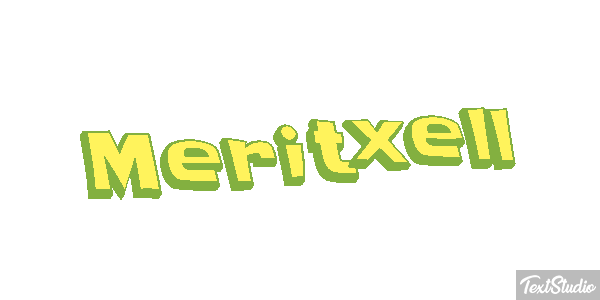 Meritxell Efecto de texto