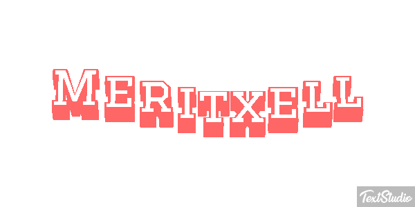 Meritxell Efecto de texto