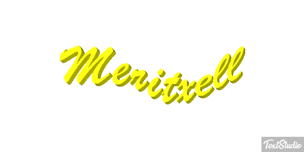 Meritxell Efecto de texto