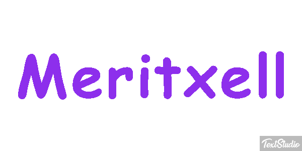 Meritxell Efecto de texto