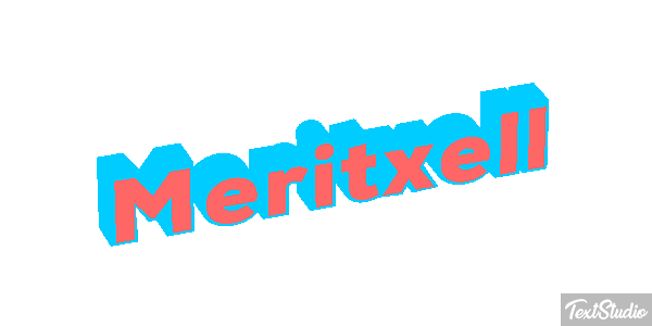 Meritxell Efecto de texto