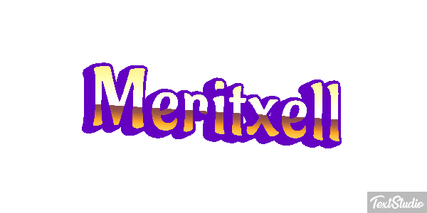 Meritxell Efecto de texto