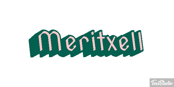 Meritxell Efecto de texto