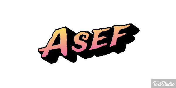 Asef Text effect