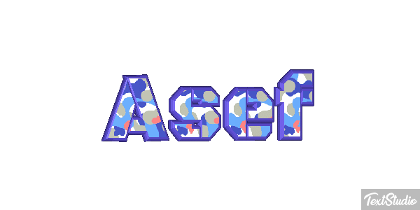 Asef Text effect