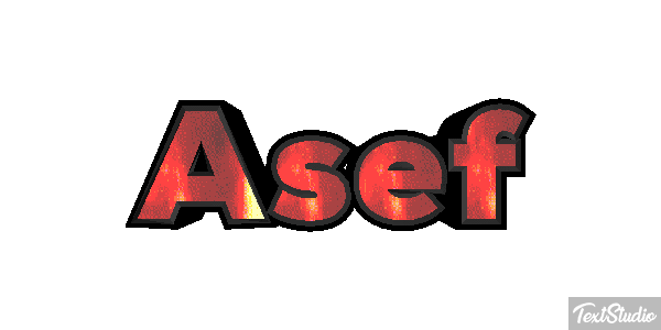 Asef Text effect
