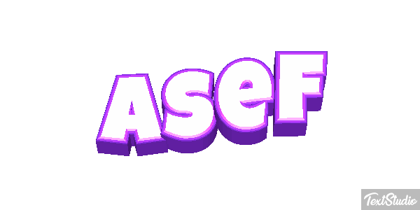 Asef Text effect