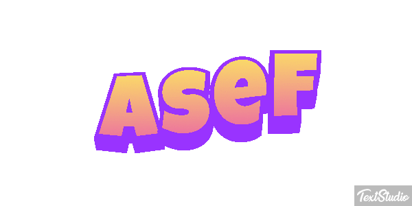Asef Text effect