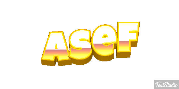 Asef Text effect