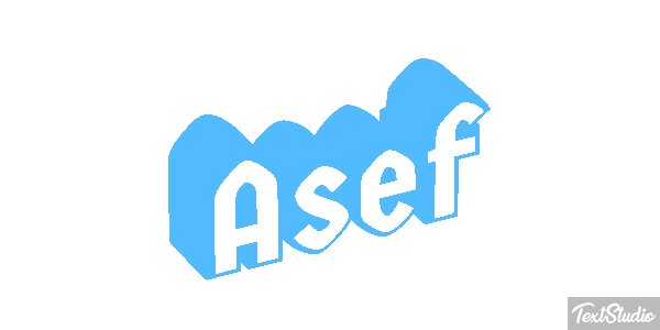 Asef Text effect