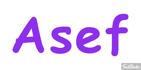 Asef Text effect