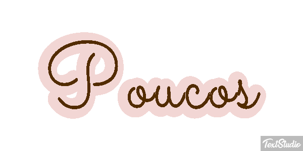 Poucos Efeito do texto