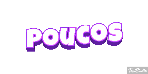 Poucos Efeito do texto