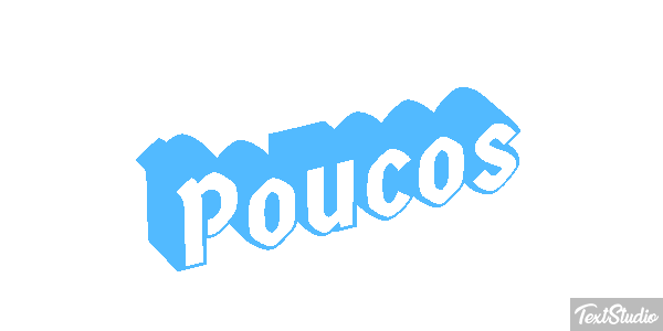 Poucos Efeito do texto