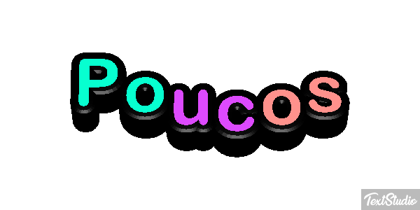 Poucos Efeito do texto