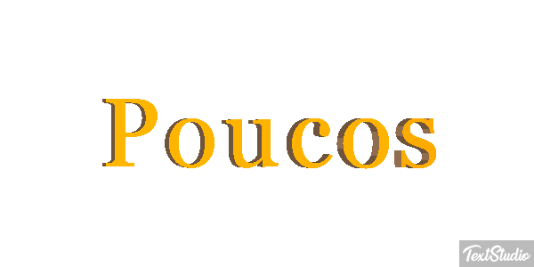 Poucos Efeito do texto